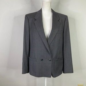 Vintage Burberrys Womens Jacket nordstrom tailored Wool Blazer Union Made in USA